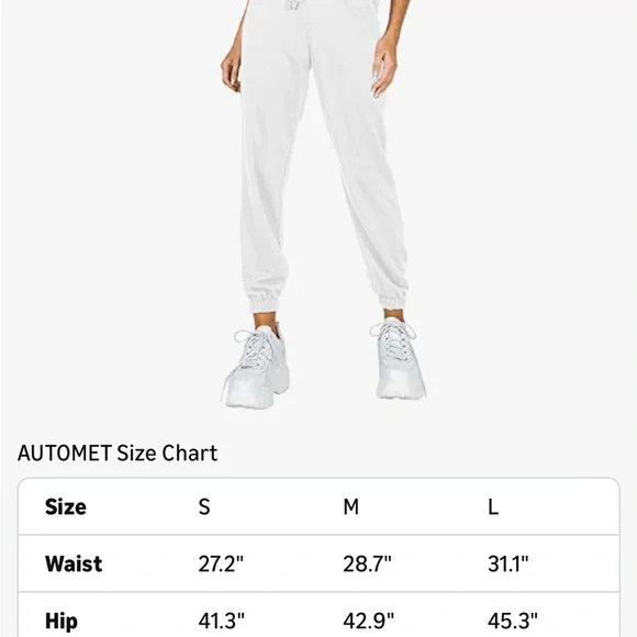 Like New Women's Cinch Bottom Athletic Joggers with Pockets - Picture 4 of 6